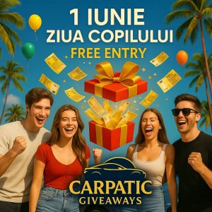 INTRARE GRATUITĂ - 10 × 200€ - ZIUA COPILULUI
