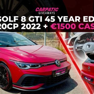 VW GOLF 8 GTI 45 YEAR EDITION 320CP 2022 + €1500 POCKET MONEY