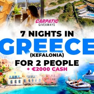 ☀️7 Nights In Greece *Kefalonia* For 2 People + €2000 Pocket Money