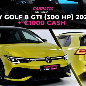 VW GOLF 8 GTI (300 HP) 2022 + €1000 POCKET MONEY