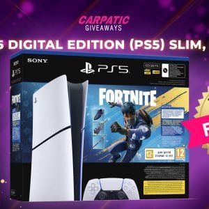 PlayStation 5 Digital Edition (PS5) Slim, 825GB SSD, Fortnite Bundle